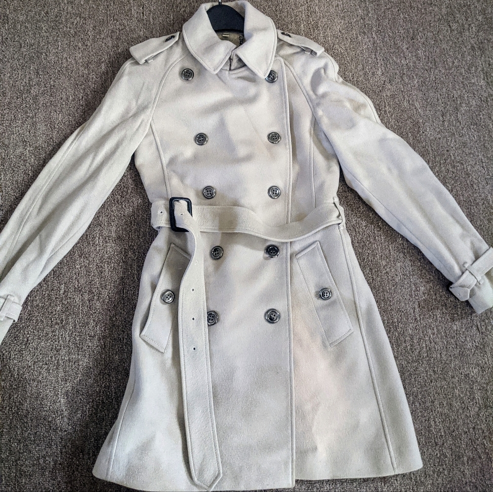 Used Burberry wool coat